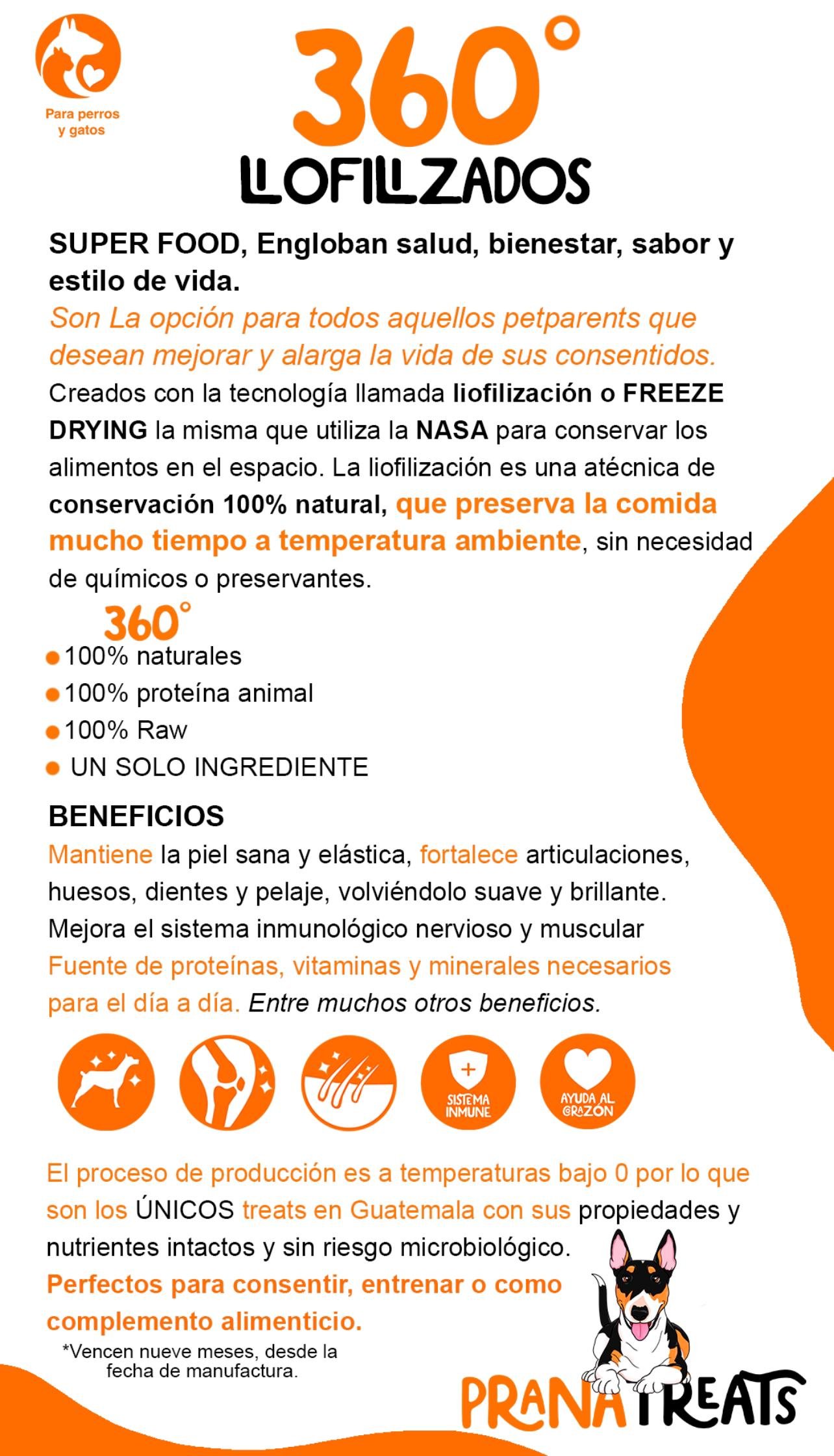 Prana 360° treats Liofilizados 85g - Imagen 2