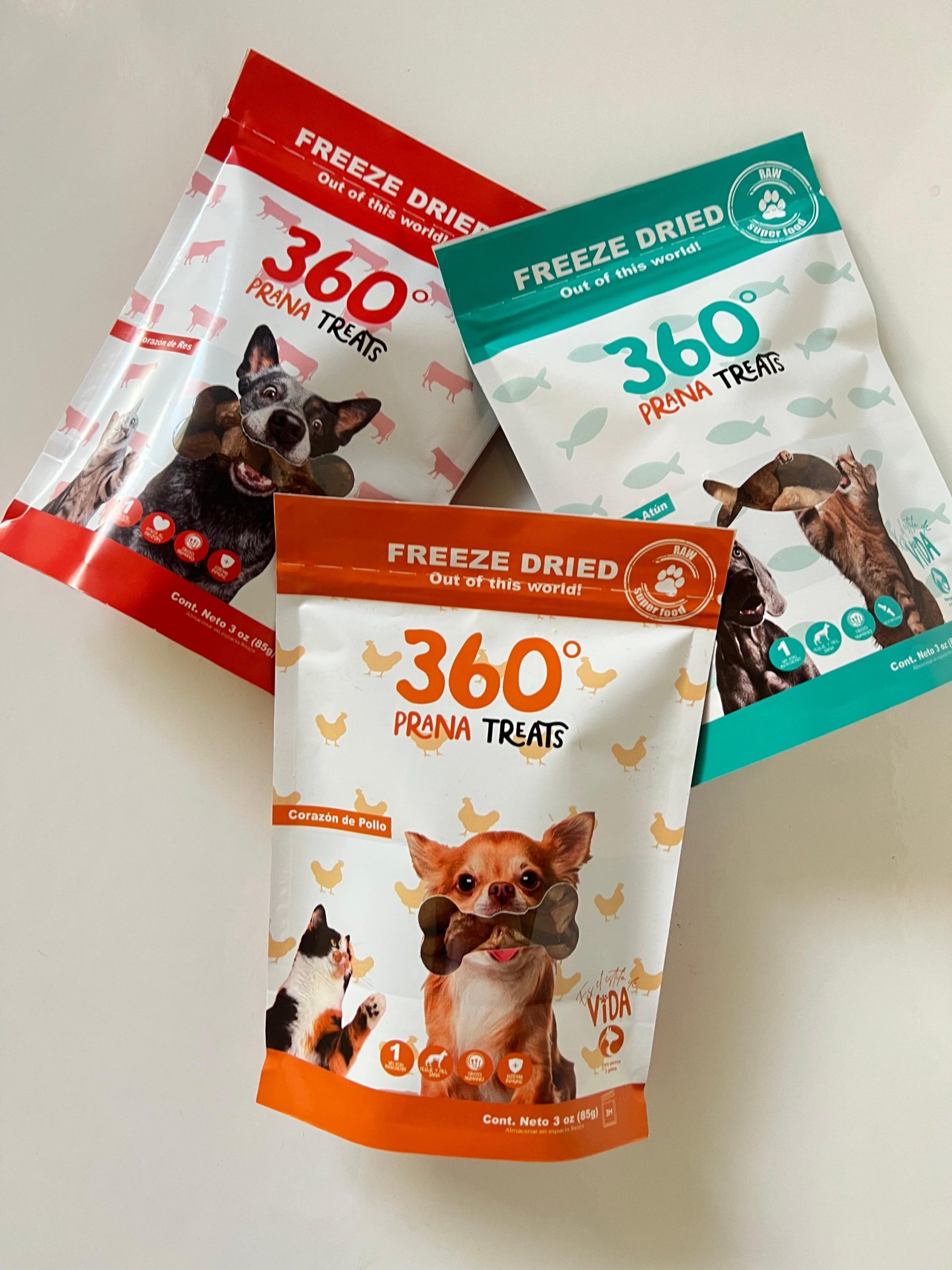Prana 360° treats Liofilizados 85g